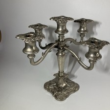 Candelabro 5 bracci placcato