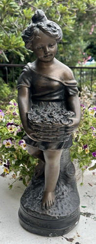 Vecchia scultura gesso - in,