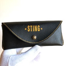fodero occhiali da sole vista STING box case sunglasses astuccio custodia pelle