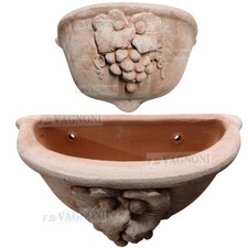 Vaso gerla vasca - fioriera, uva