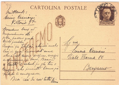 C098 intero postale regno - intero,