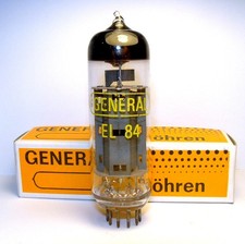 EL84 Europa EST aa' 73 Valvola Tubes UNA NOS