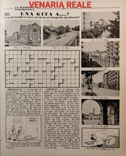 VENARIA REALE TORINO 1987 PAGINA INTERA CON SEI FOTO