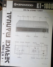 KENWOOD KT-1000 Sintonizzatore Manuale di Servizio Originale