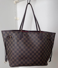 Borsa a tracolla Louis Vuitton Damier Ebene Neverfull MM N51105 borsa tote...