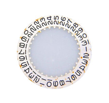 Rolex White - Date Disc - cal  1560 1570 1575 - ref 1680 1675 - #8