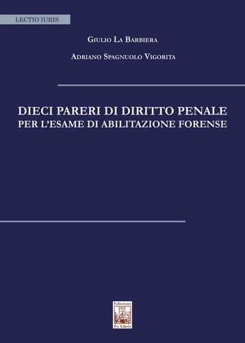 Dieci pareri diritto penale - pareri,