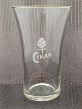 CYNAR BORDO ORO  BICCHIERE PUBBLICITARIO DA COLLEZIONE VINTAGE '60