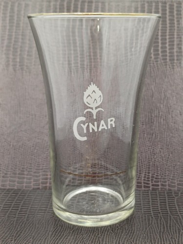 Cynar bordo oro bicchiere - cynar,
