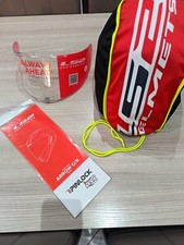 Tuta per motociclisti + casco