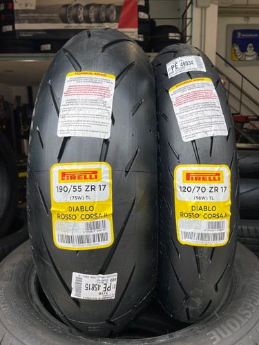 Coppia pirelli 120 70zr17 - coppia,
