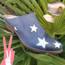 SABOT DONNA SCARPE SANDALI TACCO BASSO 36