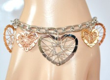 Bracciale donna argento catena