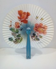 Antico Ventaglio cinese, MODERNARIATO ORIENTALE, FIORI