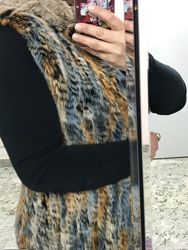 Gilet smanicato pelliccia - smanicato,