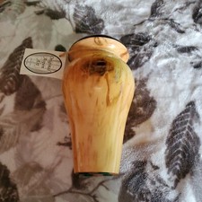 Vaso bocciolo legno tornito a