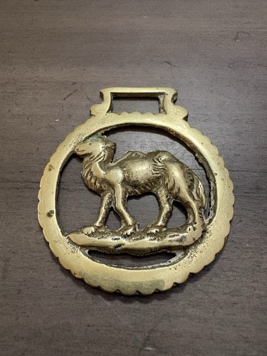 Medaglione cavallo ottone