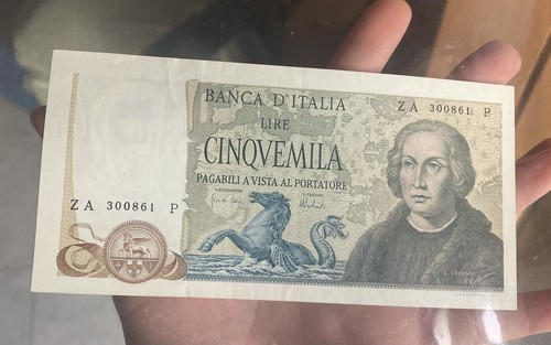 Colombo 5000 lire 1973 superba - colombo,