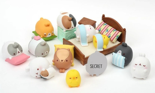 Molang sleeping friends - molang,