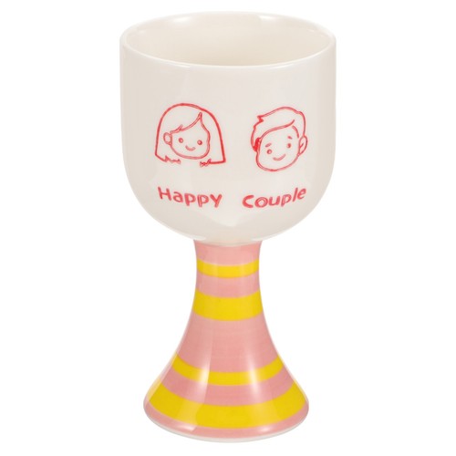 Tazza con piede - con, ceramica