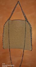 borsa hand made modello Stella Mccartney ecru'  handmade foderata doppia catena