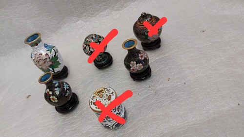 Vasi cloisonne piccoli - cloisonne,
