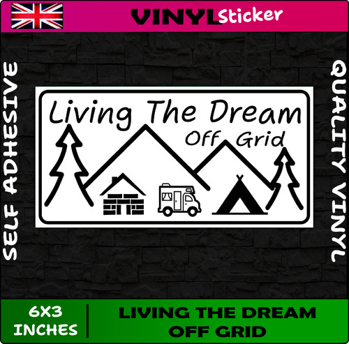 Adesivo vinile living the - living,
