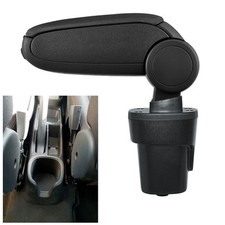 BRACCIOLO PORTAOGGETTI OPEL KARL (2015-2018) RIVESTIMENTO TESSUTO NERO NUOVO