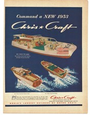 1953 Chris-Craft Boats Stampa