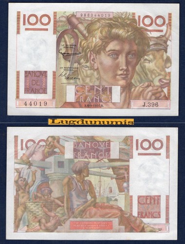 100 francs jeune paysan - 100,