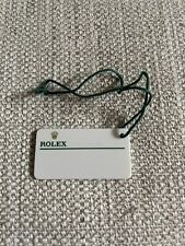 Genuine Rolex White Hang Tag