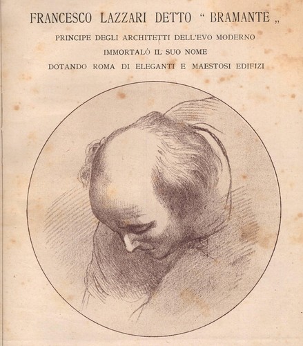 Stampa antica bramante - stampa,