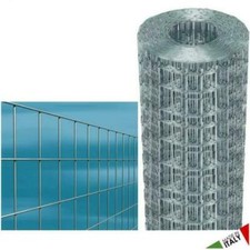 25m Rotolo Rete Metallica Zincata Elettrosaldata Maglia 5x7,5cm per Recinzione