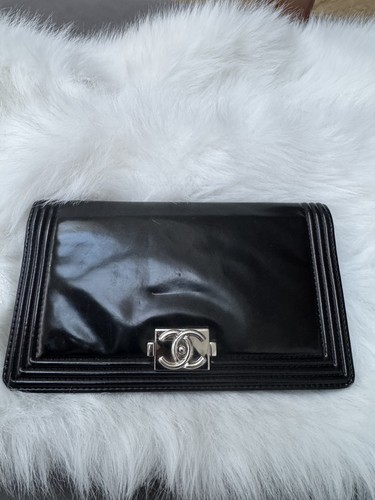 Portafoglio chanel boy logo - portafoglio,