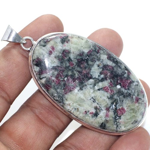 Ciondolo eudialyte placcato - eudialyte,