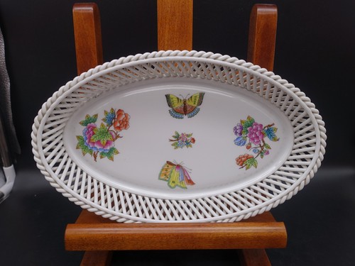 Cesto porcellana herend queen - cesto,