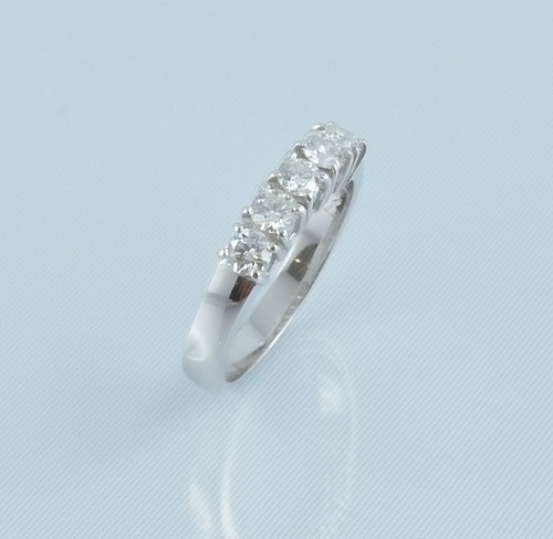 Anello fedina riviera - in, oro