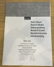 Rotel RMB-1066 manuale del