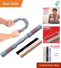 Barra Flessibile Resistenza Regolabile per Petto, Braccia e Avambracci - Strumento Allenamento Casa