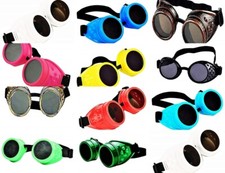 Occhiali Da Sole Epoca Vittoriana Steampunk Victorian Gothic Gogless I.23298