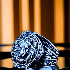 Anello testa leone - anello,