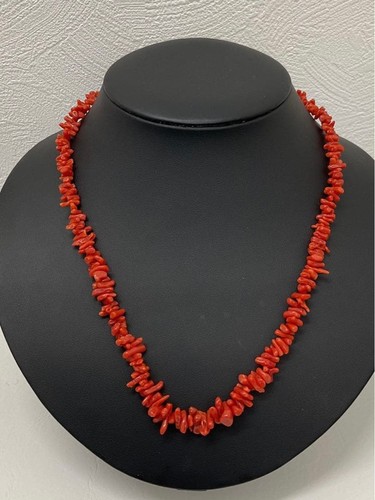 Collana vintage corallo rosso