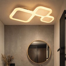 LED Soffitto Lampada Cromo