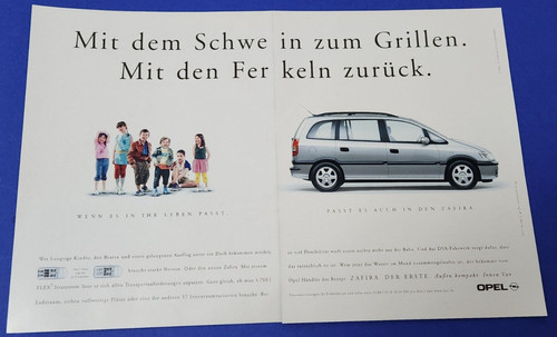 Opel zafira advertisement - 7.,