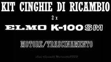 KIT CINGHIE DI RICAMBIO 2 x PROIETTORE 8/S.8 mm ELMO K-100 SM