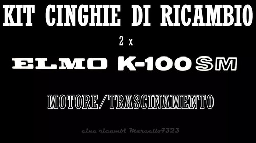 Kit cinghie ricambio x - kit,
