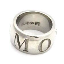 ANELLO MOOBY AMORE CON DIAMANTE,FASCIA ACCIAIO CON SCRITTA INCISA,AN95 MISURA 24