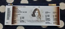 Laura Pausini The Greatest Hits Word Tour Programma Di Sala+biglietto 16.12.13