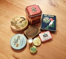 LOTTO VECCHIE SCATOLE DI LATTA