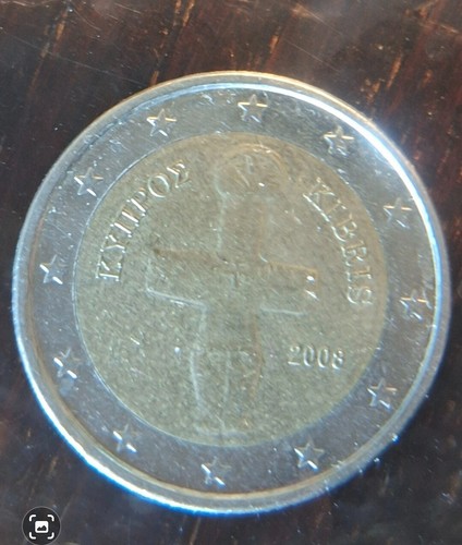 Moneta euro cipro anno 2008 - moneta,